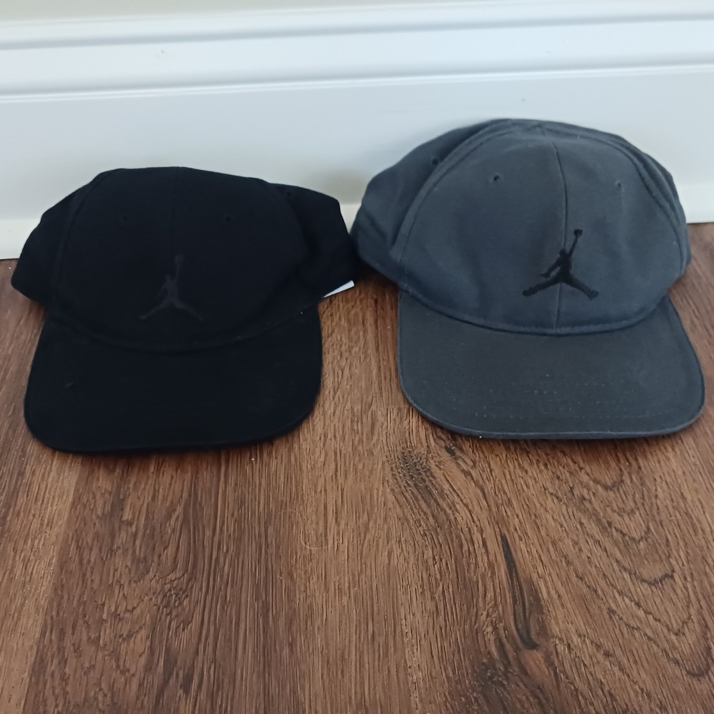 Jordan Jumpman Hat Bundle Infant Black‎ Snapback Toddler Charcoal Grey